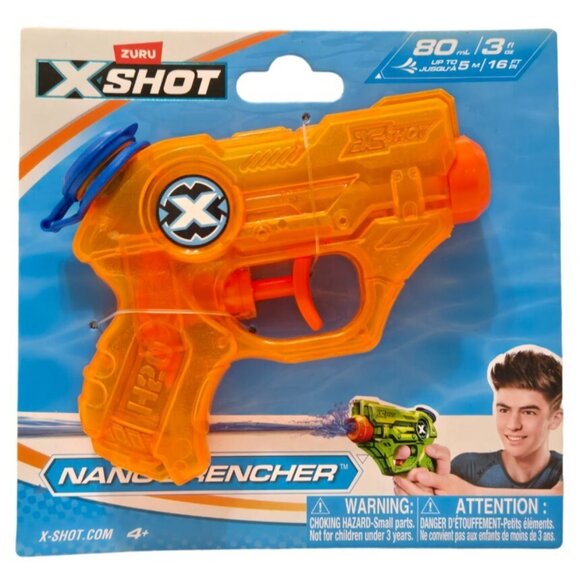 Zuru XShot 2022 Nano Drencher 80ml/ 3 Fl OZ 16 Ft PI (ages 4+) New - Picture 1 of 6